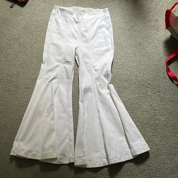 We The Free Denim - Free people White Flared jeans